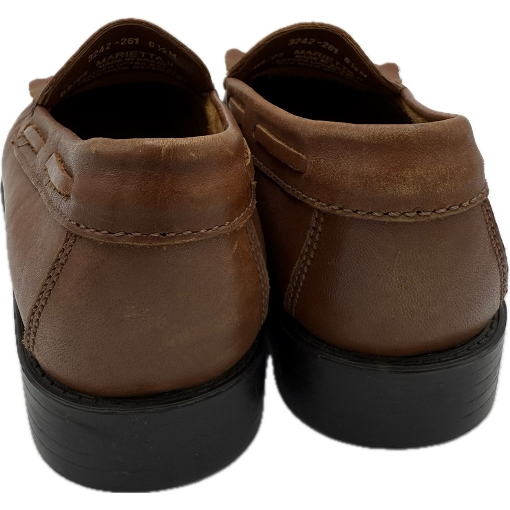 BASS WEEJUNS Marietta II Womens 6.5 M Brown Kiltie Tassel Leather Loafer Preppy - Picture 5 of 10